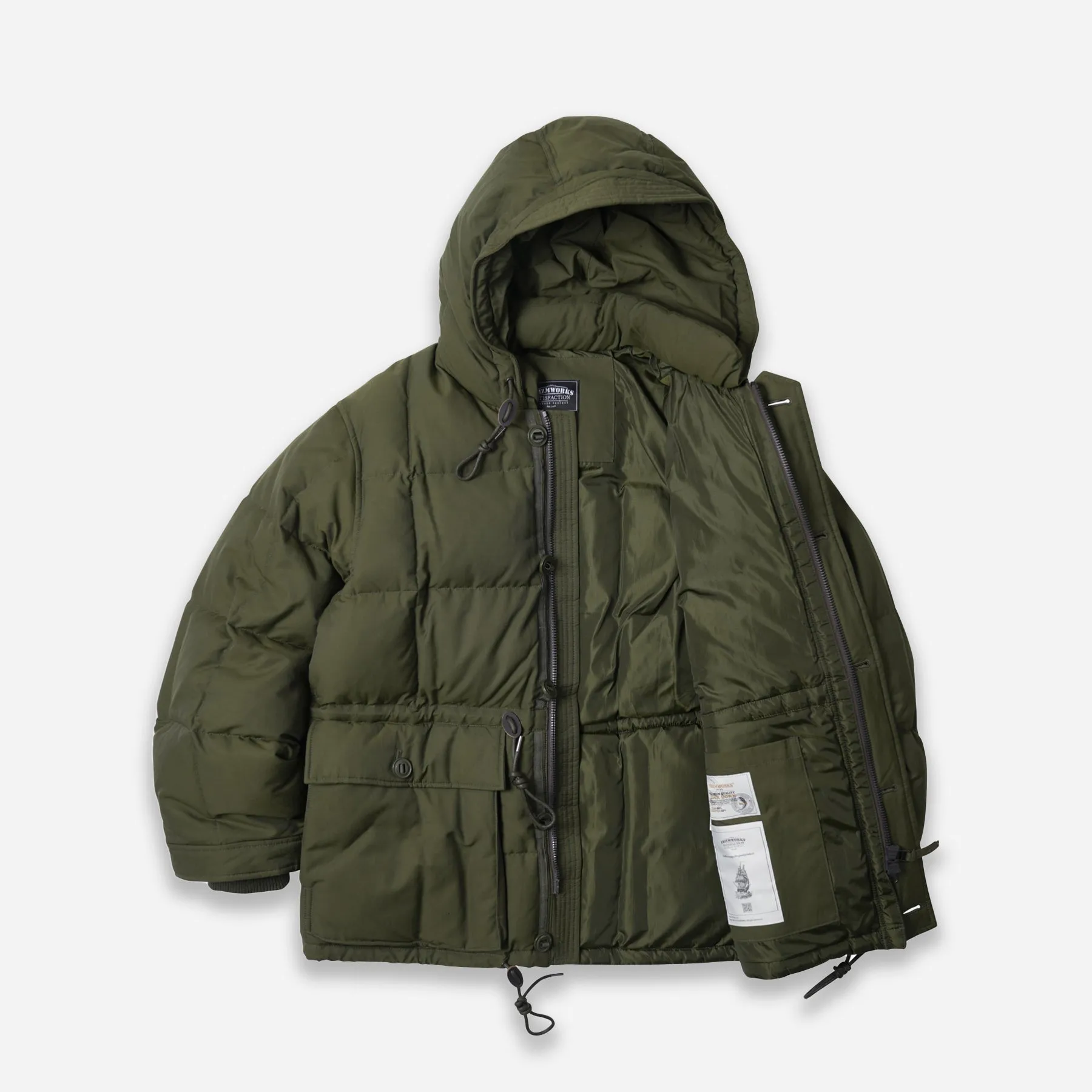 KARAKORAM DOWN PARKA JACKET  - OLIVE