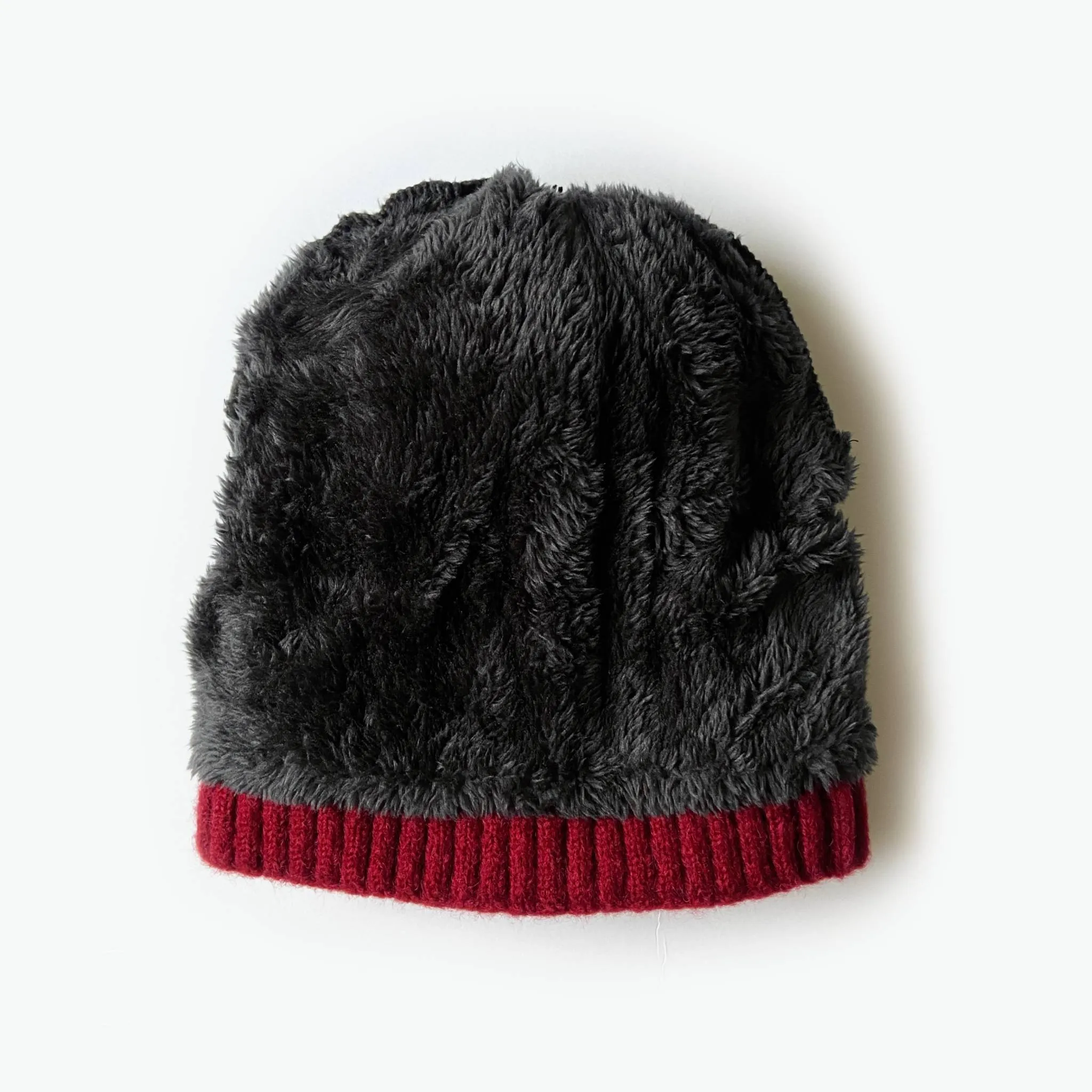 Kate Fleece Lined Beanie - Cranberry Red