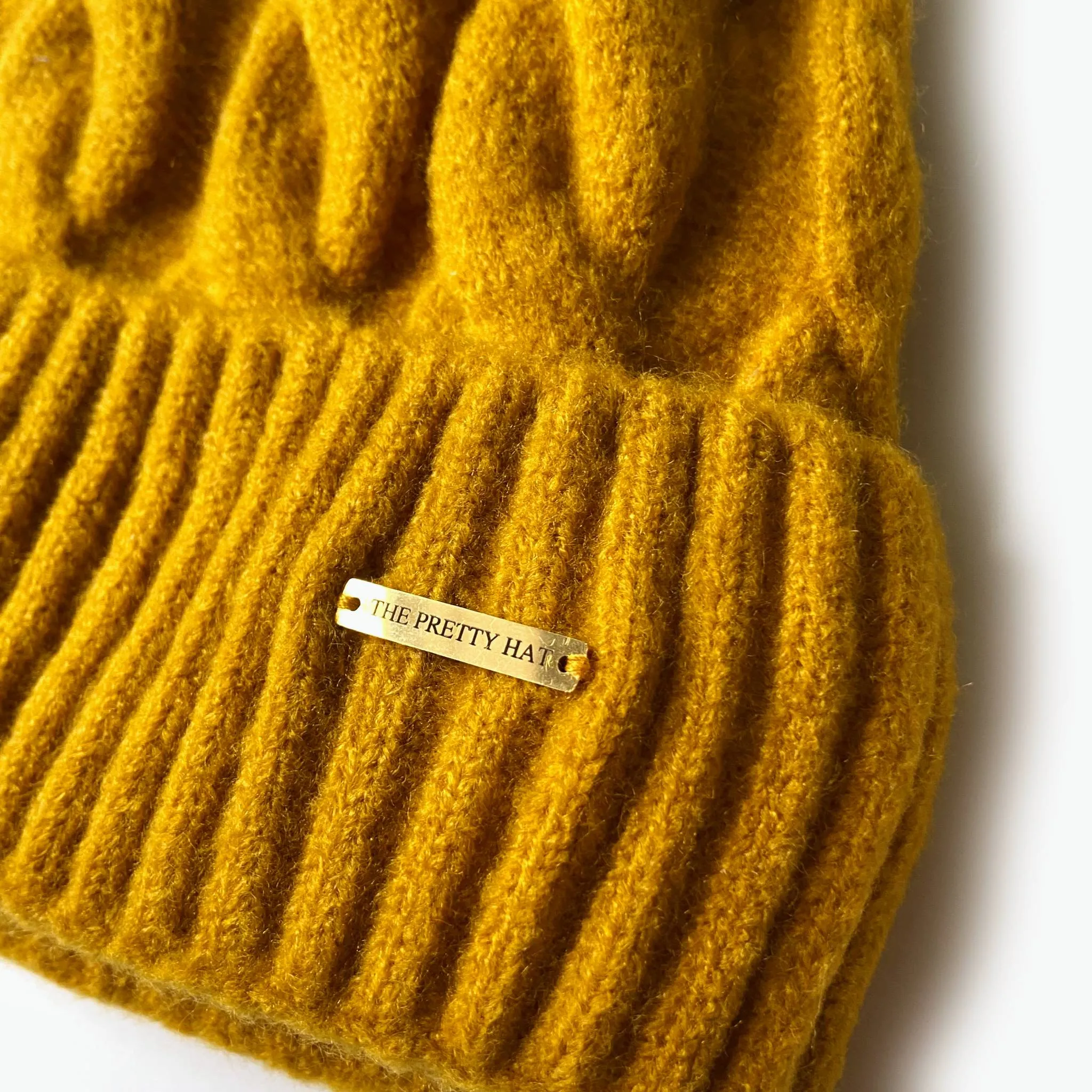 Kate Fleece Lined Beanie - Mustard