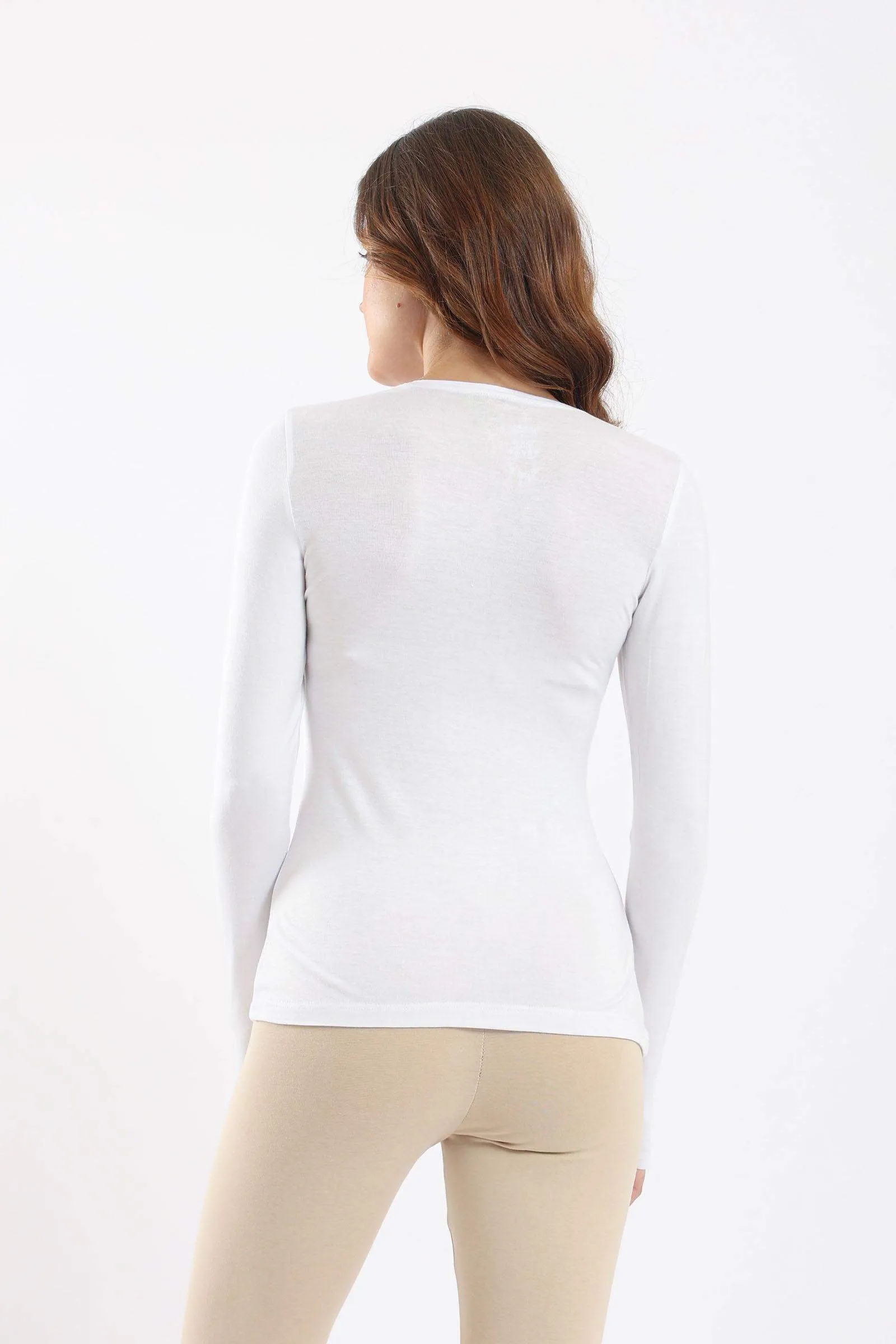 Long Sleeves Viscose Top