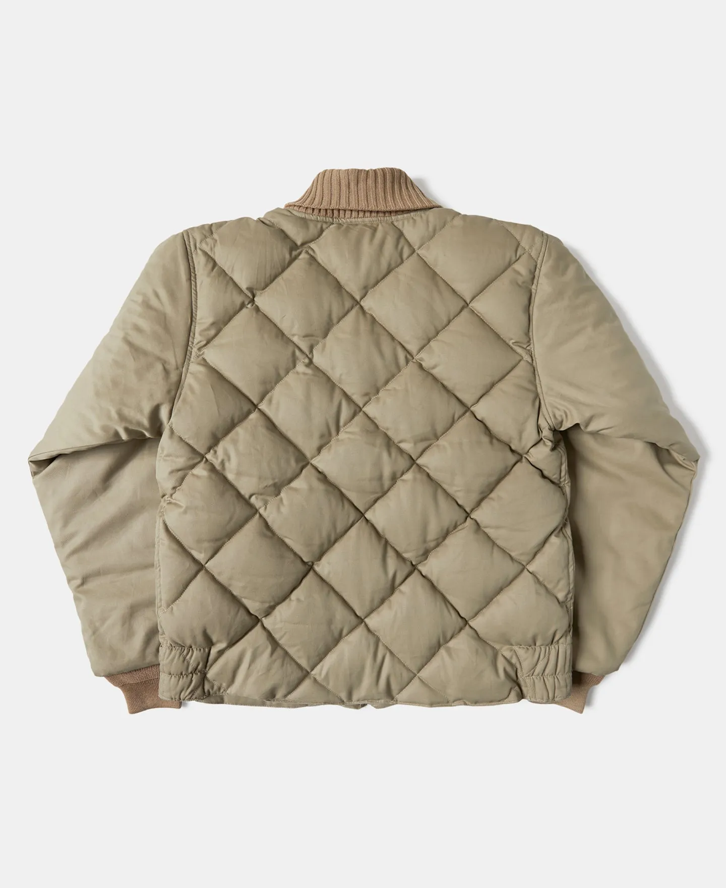 Lot 353 1950s Quilted Down Jacket - Camel