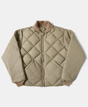 Lot 353 1950s Quilted Down Jacket - Camel