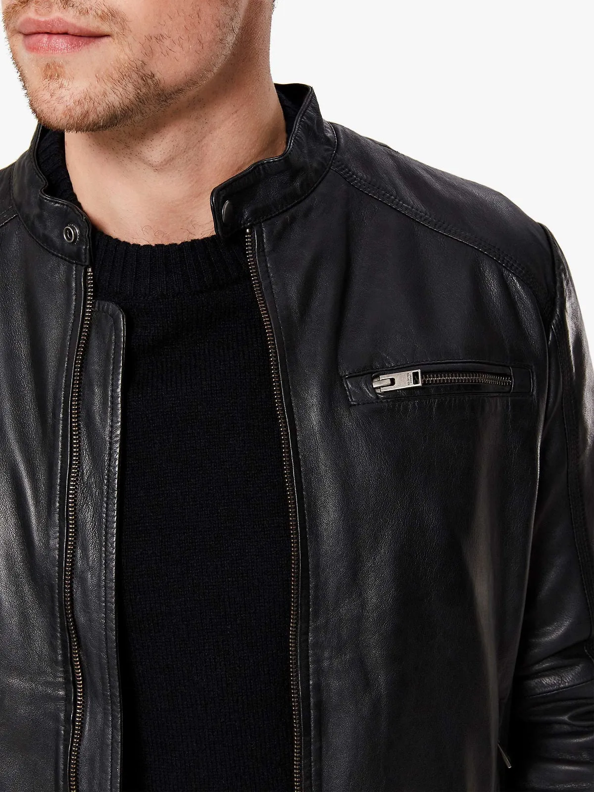 Majestic Black Jacket For Men