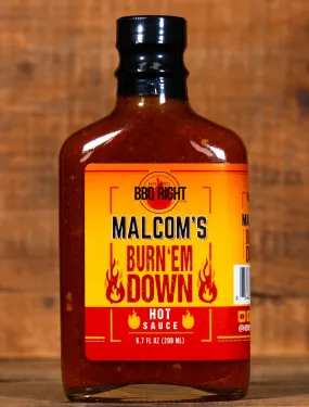 Malcom's Burn 'Em Down Hot Sauce