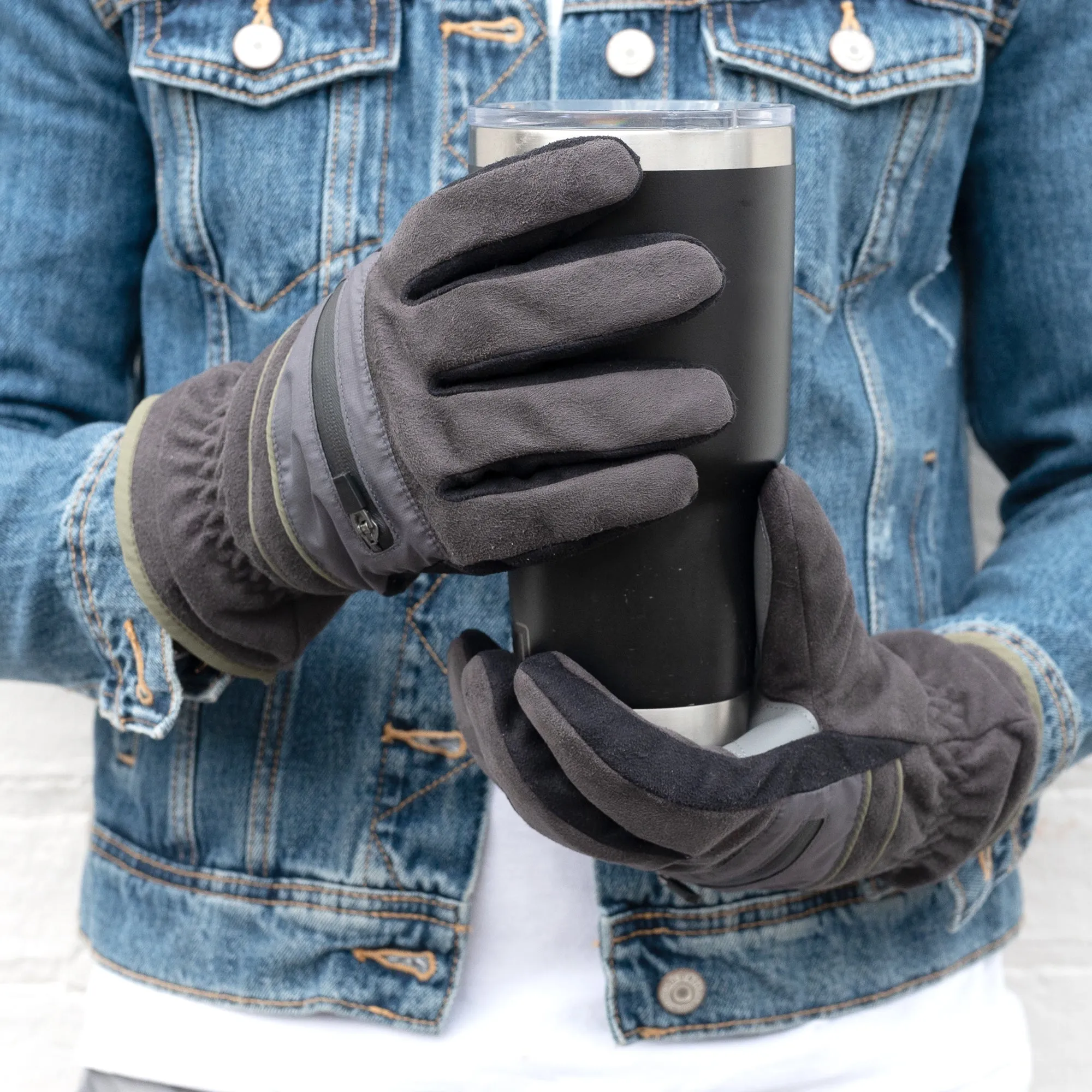 Men's Atlas Microsuede Gloves with smartDRI® and smarTouch®