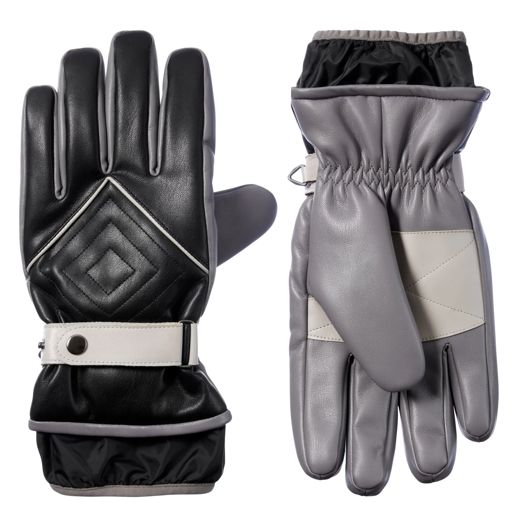 Men's Sleekheat Alpine Archive Faux Leather Gloves with smarTouch®