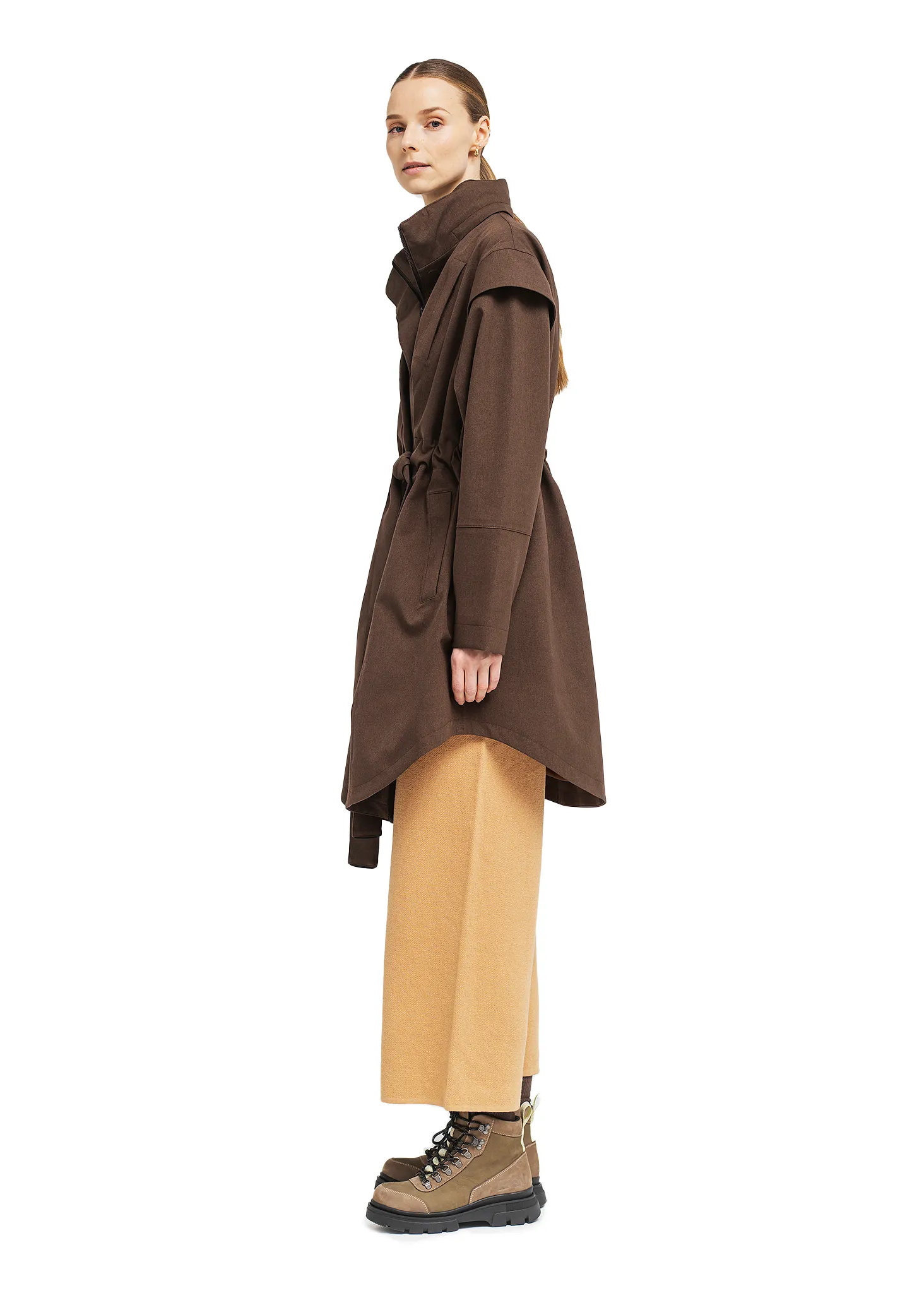 Monsun Coat - Chocolate Brown