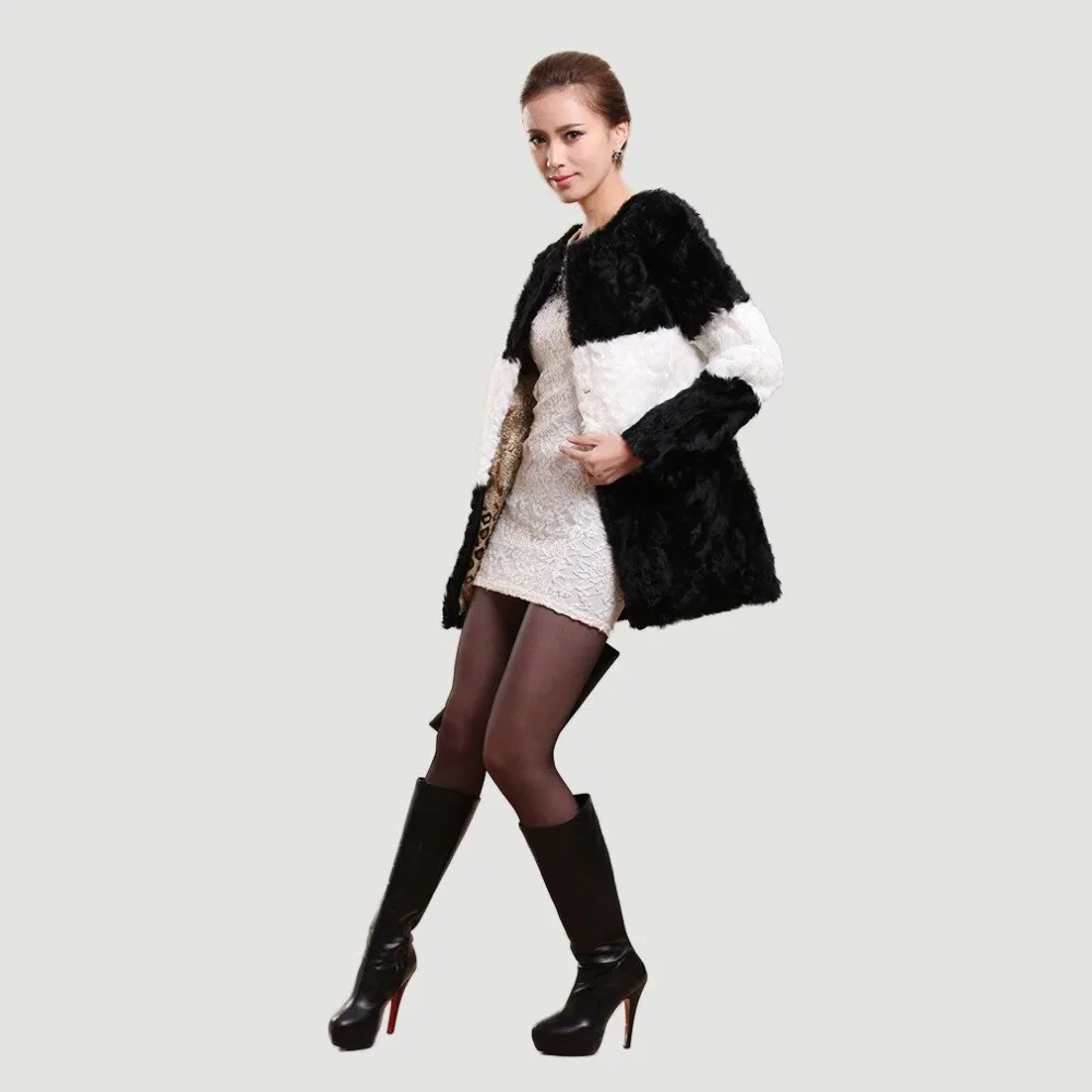 New Lamb Fur Coat Jacket Overcoat  Winter Overcoat In Fashion Interval Color Style Good Quality Lamb Fur FS13068