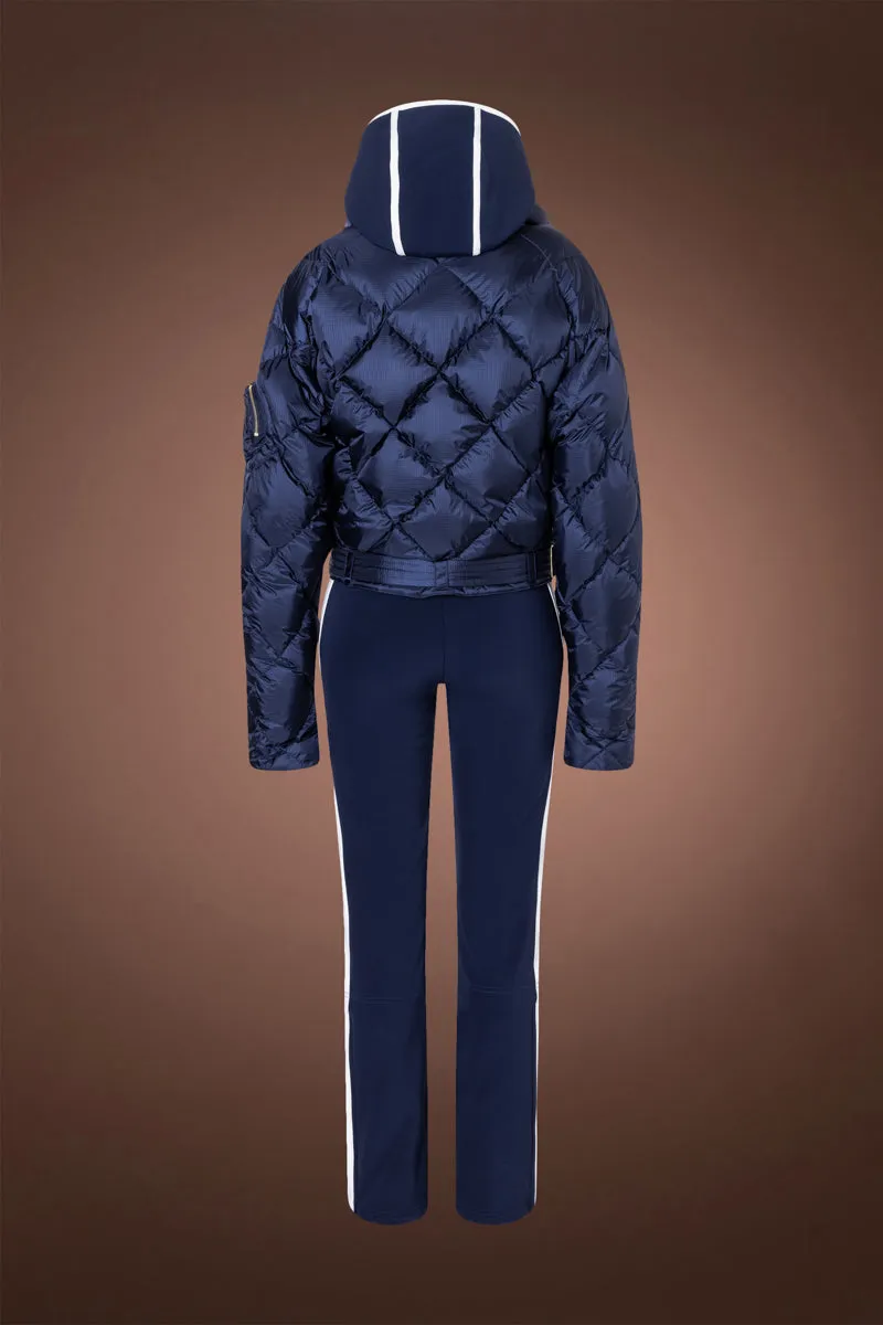 Nuala Shearling & Down Ski Suit Combo