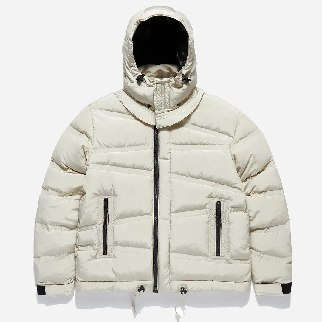 OBLIQUE QUILTED PUFFA DOWN - ECRU