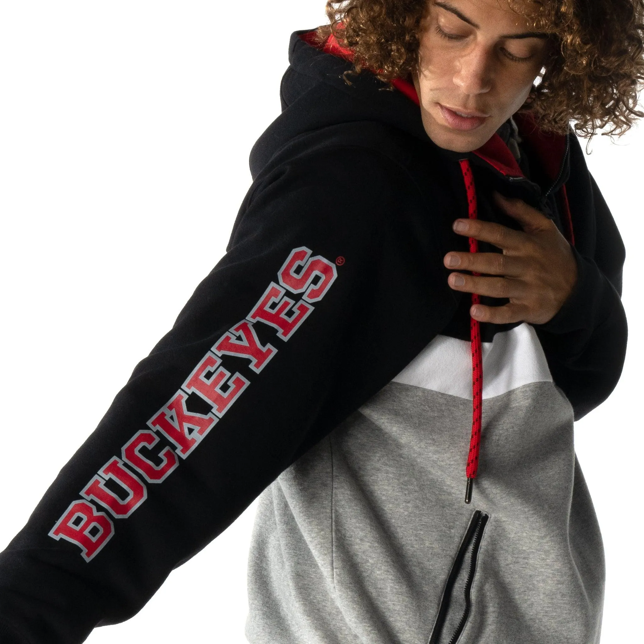 Ohio State Buckeyes Mens Quarter Zip Pullover