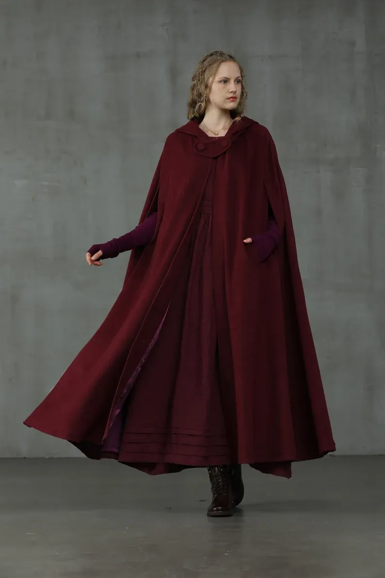 Outlander 2020 | 100% Wool Cloak Coat