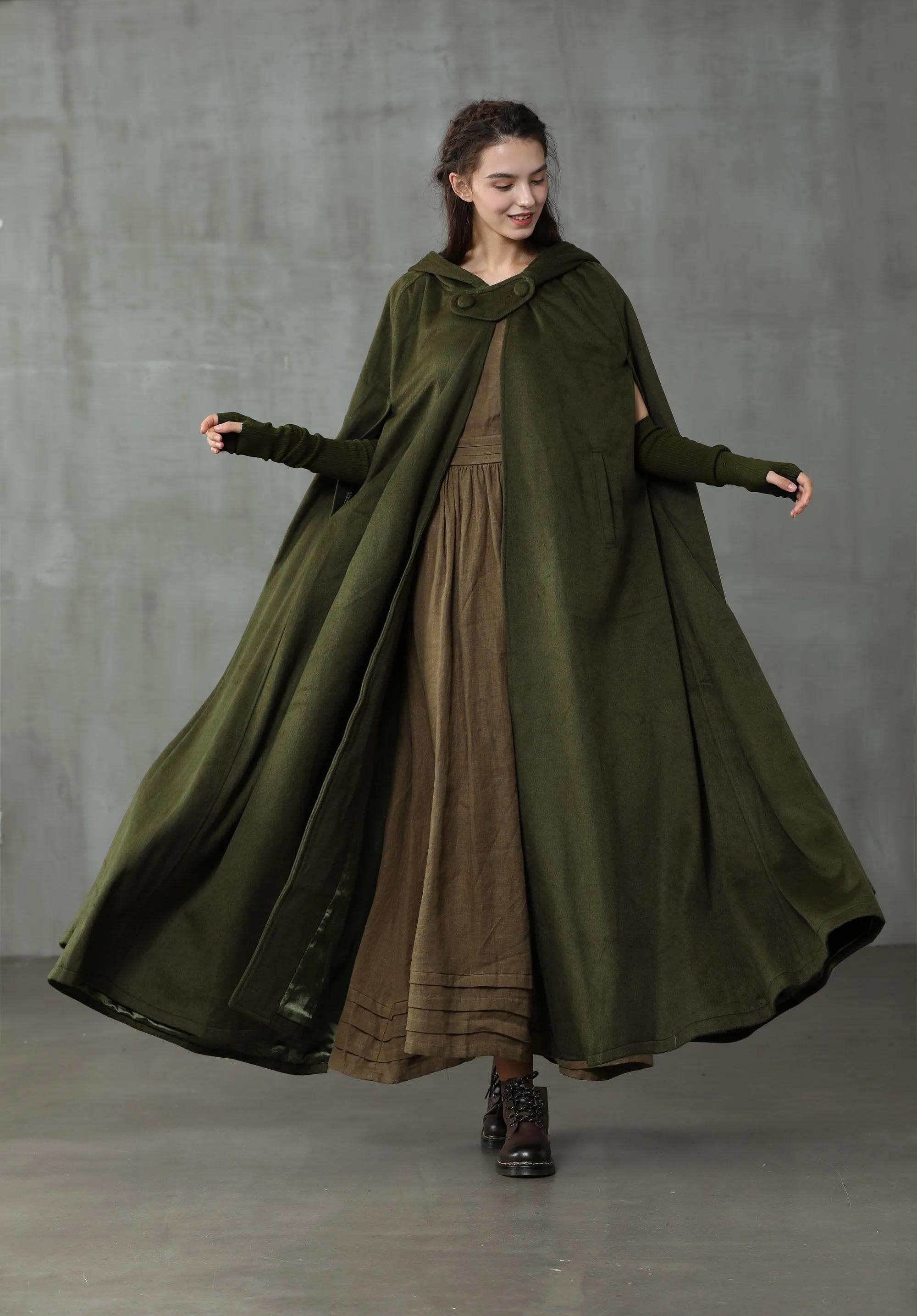 Outlander 2020 | 100% Wool Cloak Coat