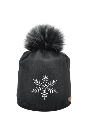 Prima Snowflake Wool Beanie Hat