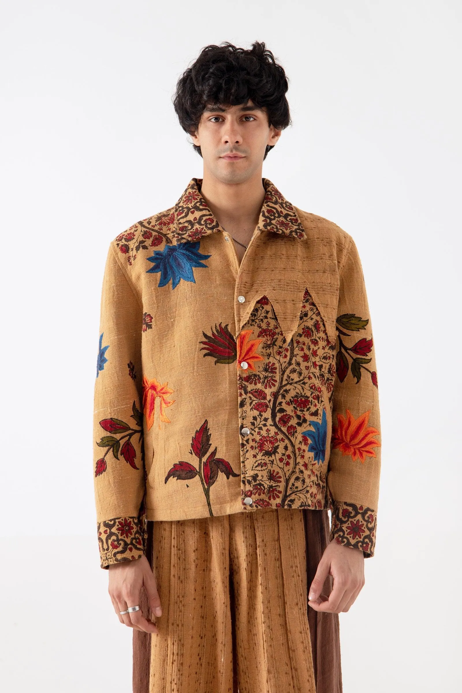 "LAHORE WITH LOVE" EMBROIDERED JACKET