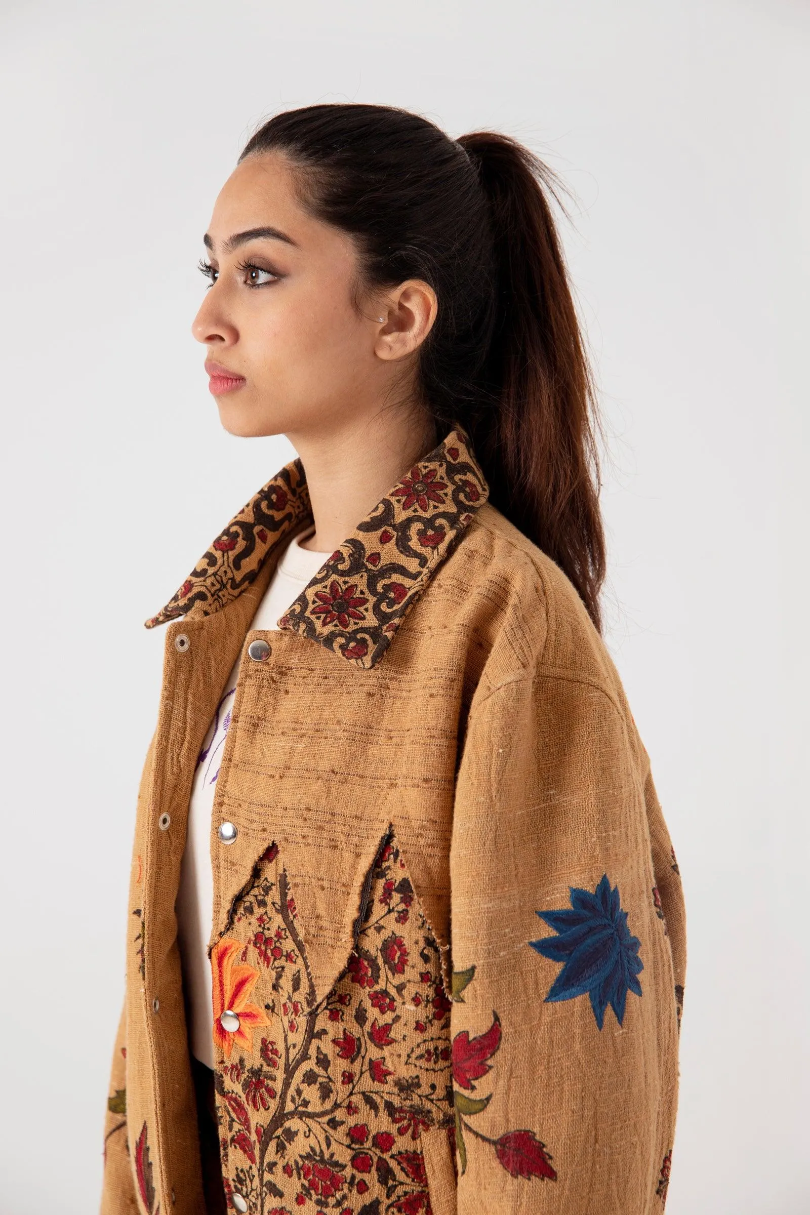 "LAHORE WITH LOVE" EMBROIDERED JACKET