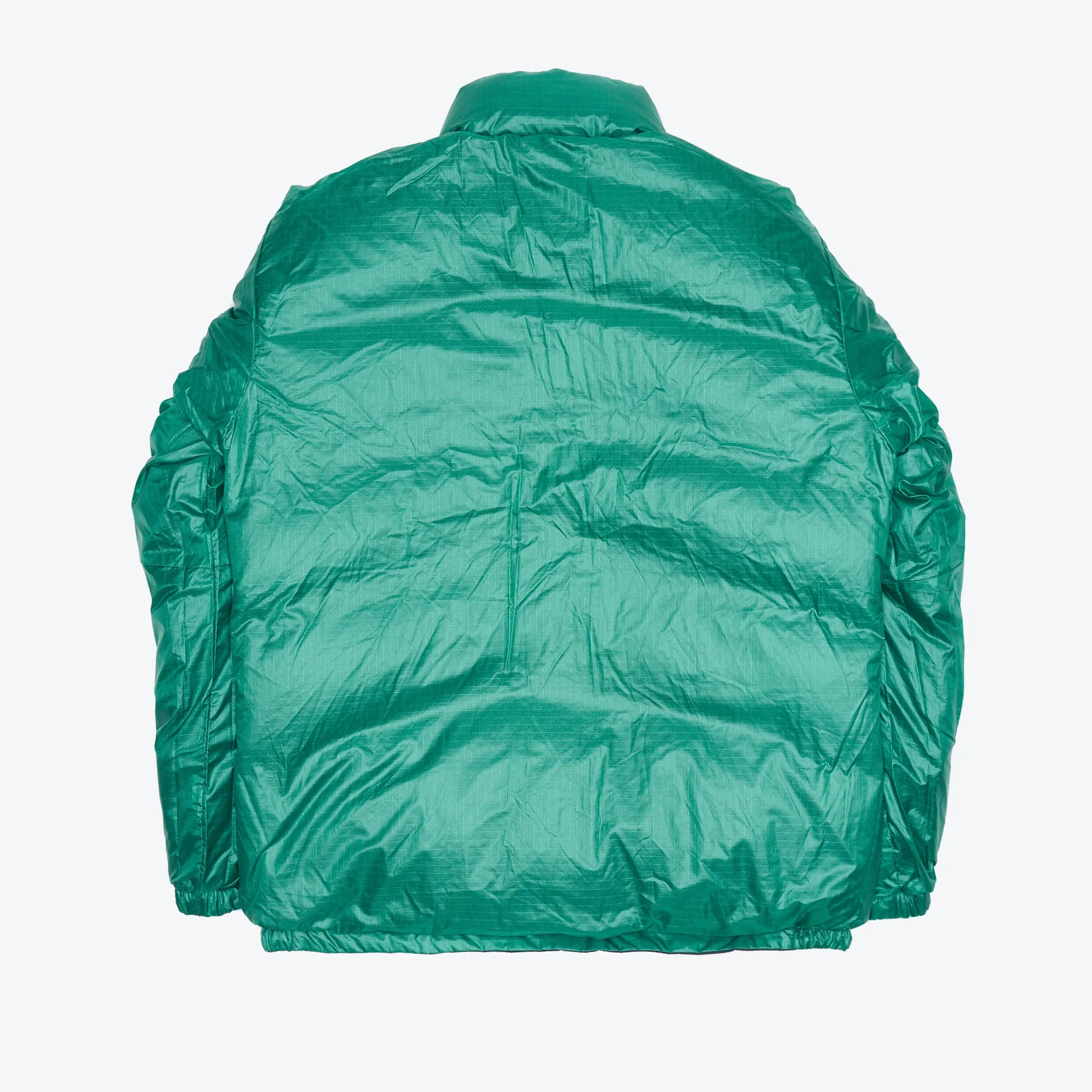 Reversible Muffle Down Jacket - Navy / Green