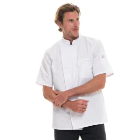 Short Sleeve White Kitchen Coat - ENERGY- ROBUR