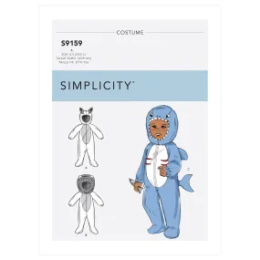 Simplicity Sewing Pattern S9159 Babies' Animal Costumes