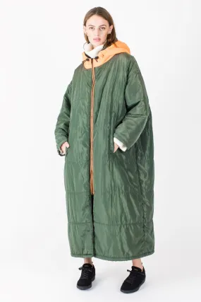 Sittingsuits Padded Coat in Army Sport