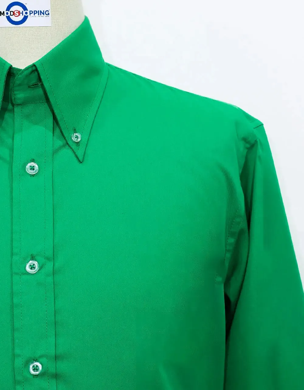 This Shirt Only - Green Button Down Shirt Size L