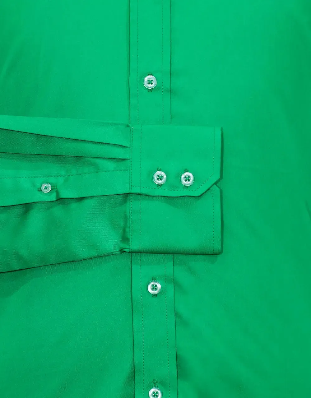 This Shirt Only - Green Button Down Shirt Size L