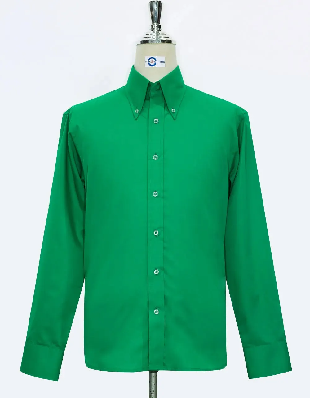 This Shirt Only - Green Button Down Shirt Size L