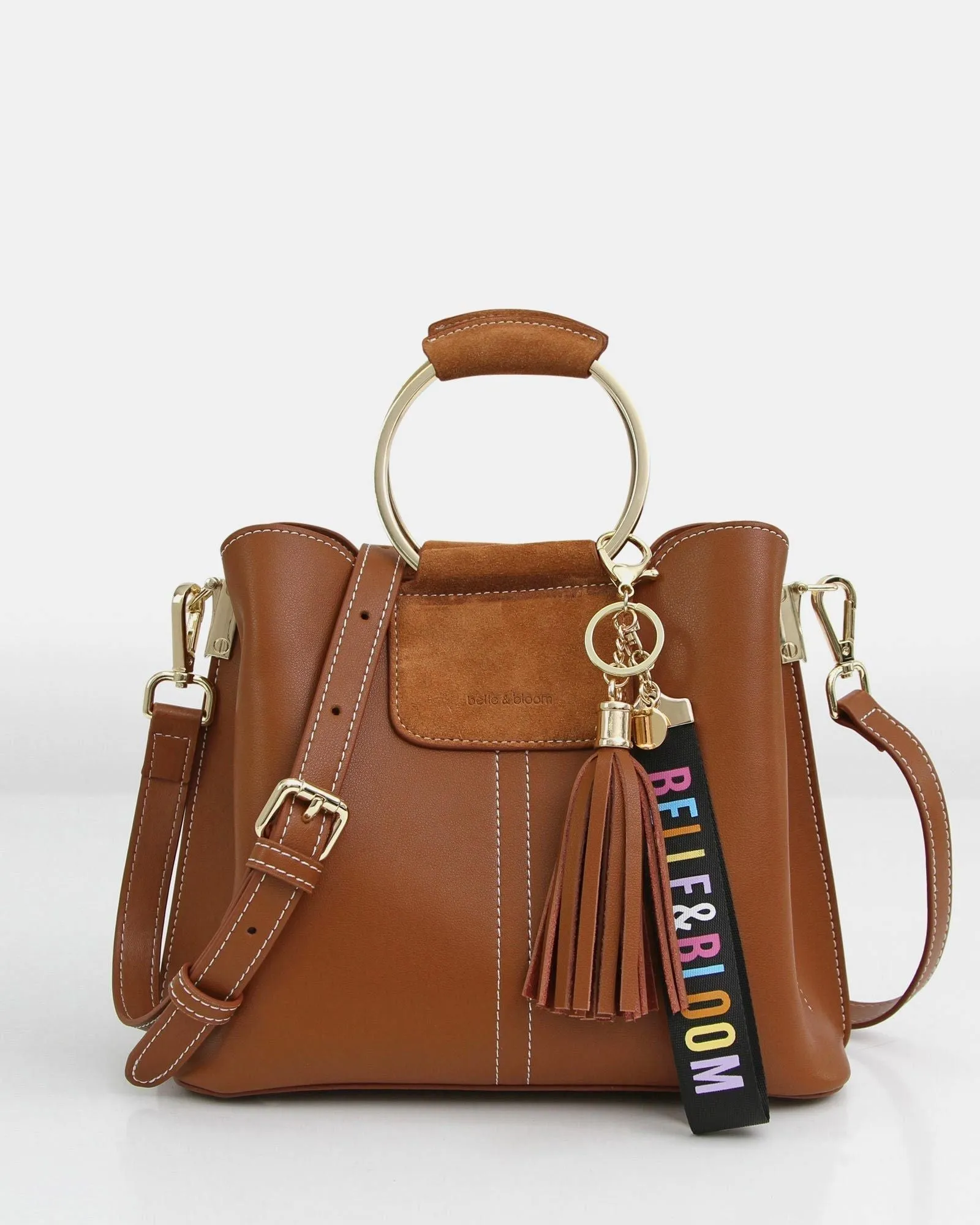 Twilight Leather Cross-Body Bag - Brown