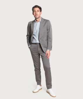 Twill Cotton Suit - Taupe