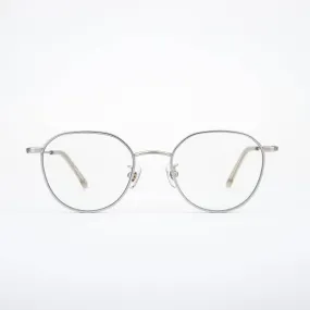 Ward Eyewear Blue Light Blocking Glasses in Baron2 Silver