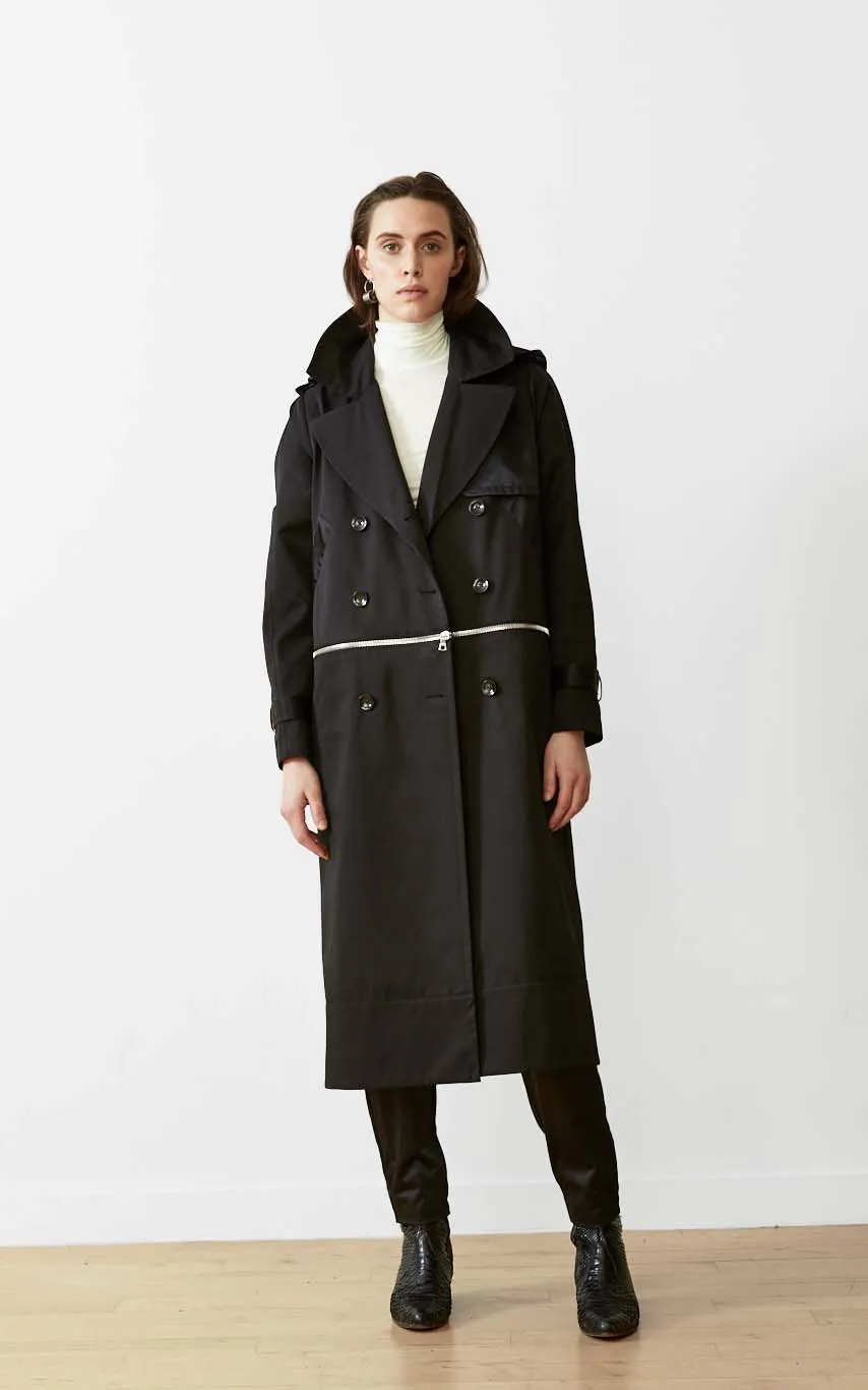 WATER-RESISTANT SUSTAINABLE CONVERTIBLE TRENCH  ** Only 1 left