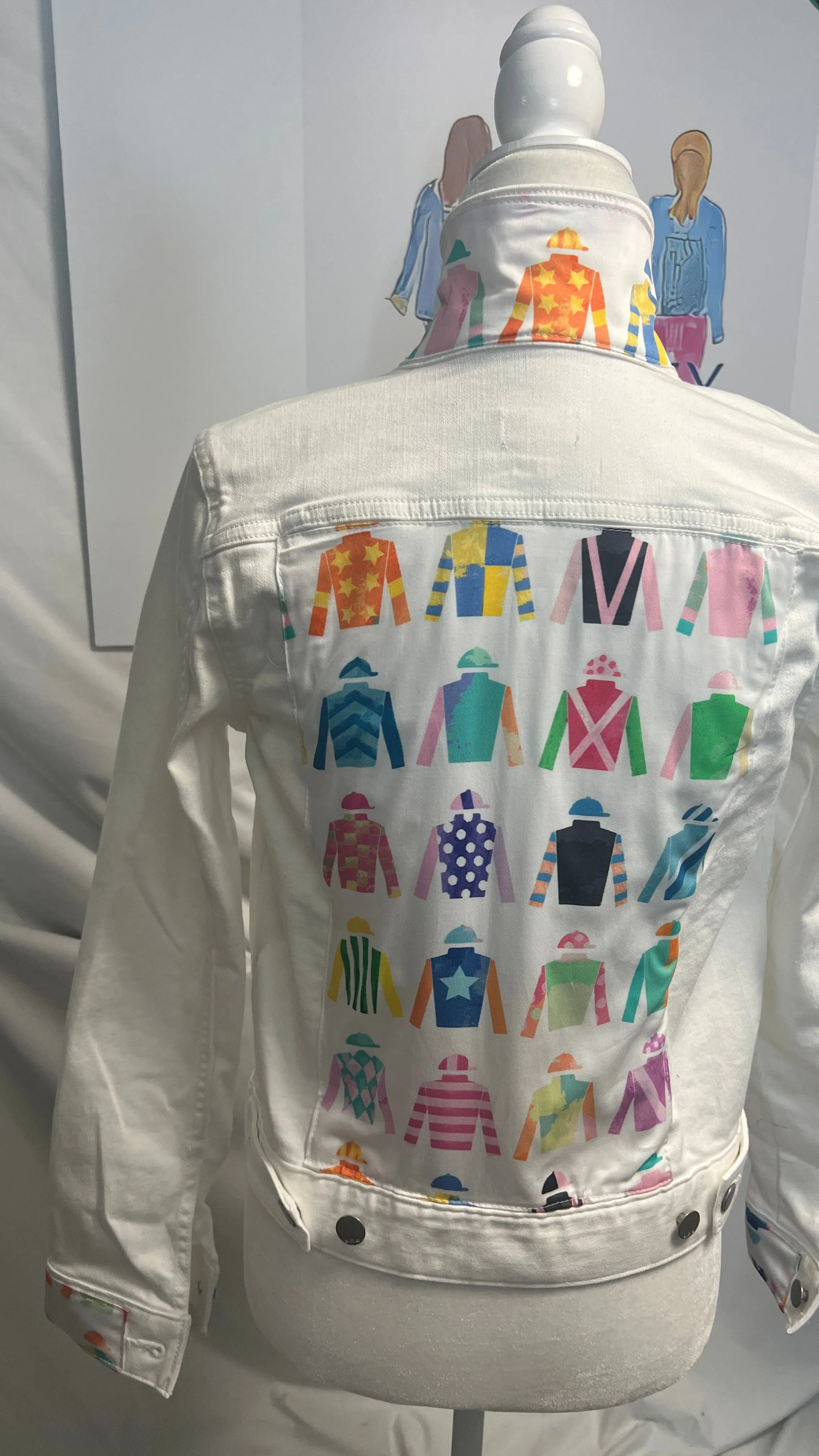 Watercolor Jockey Silks