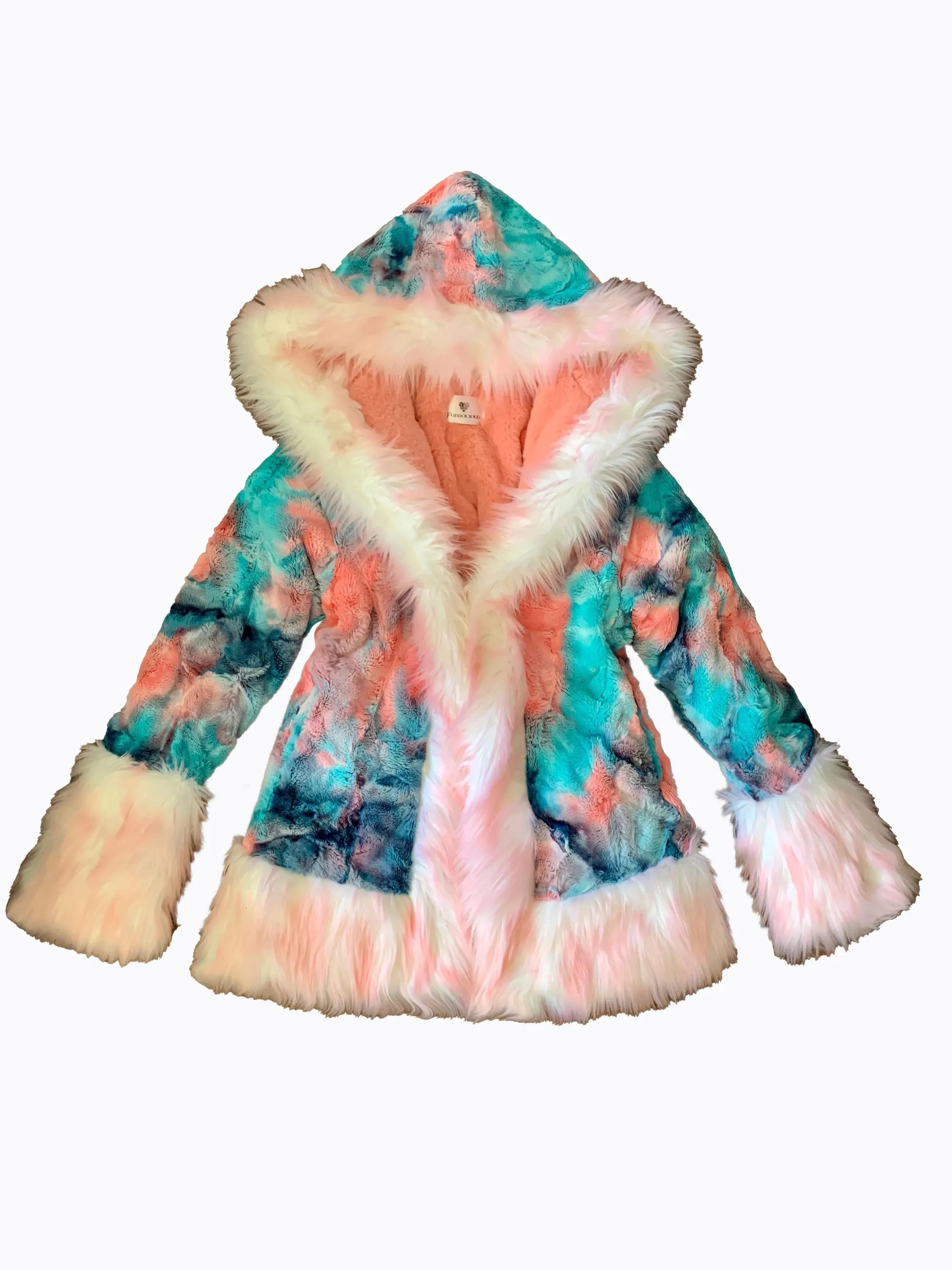 Women's Petite Playa Coat in "Cotton Candy"