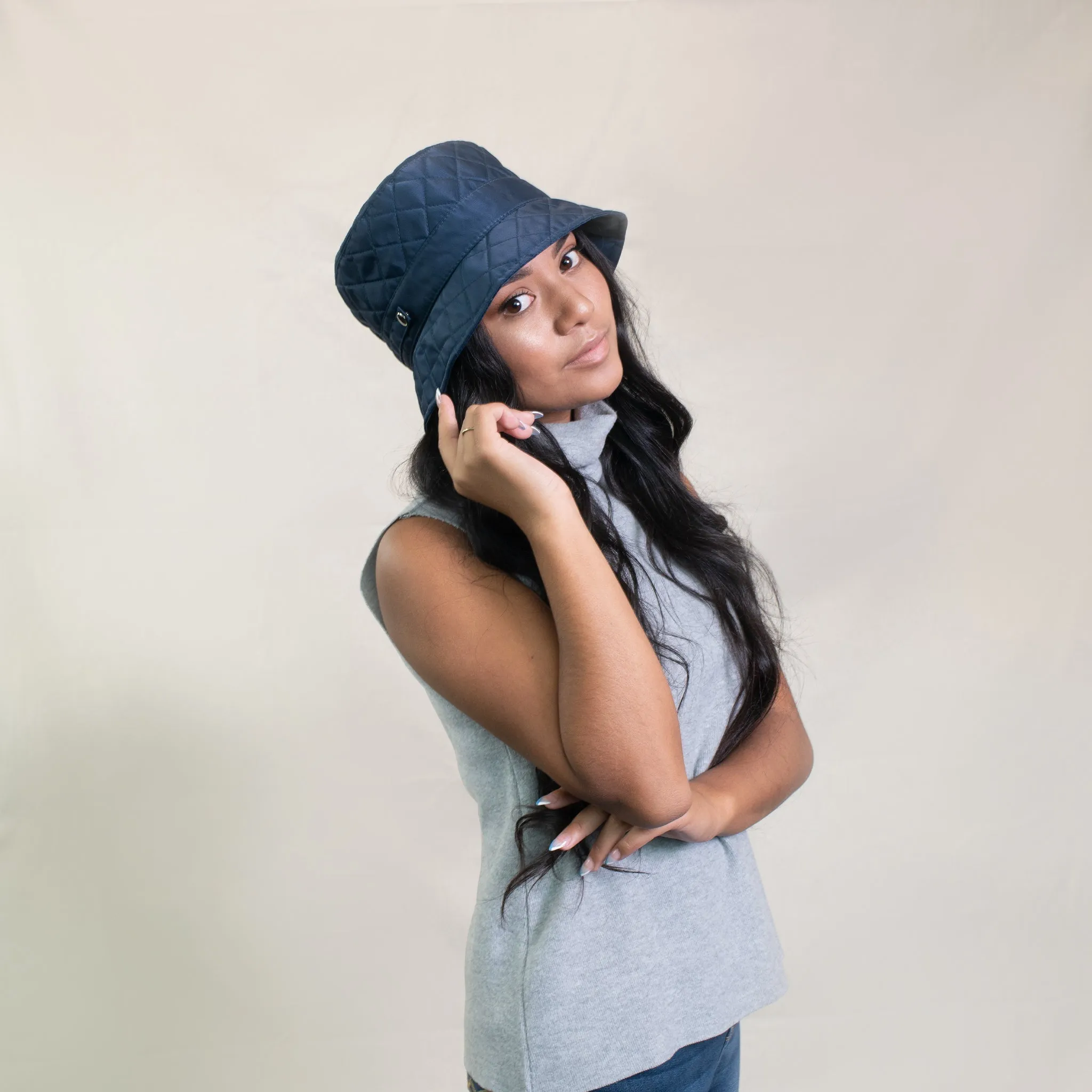 Women's Quilted Bucket Hat