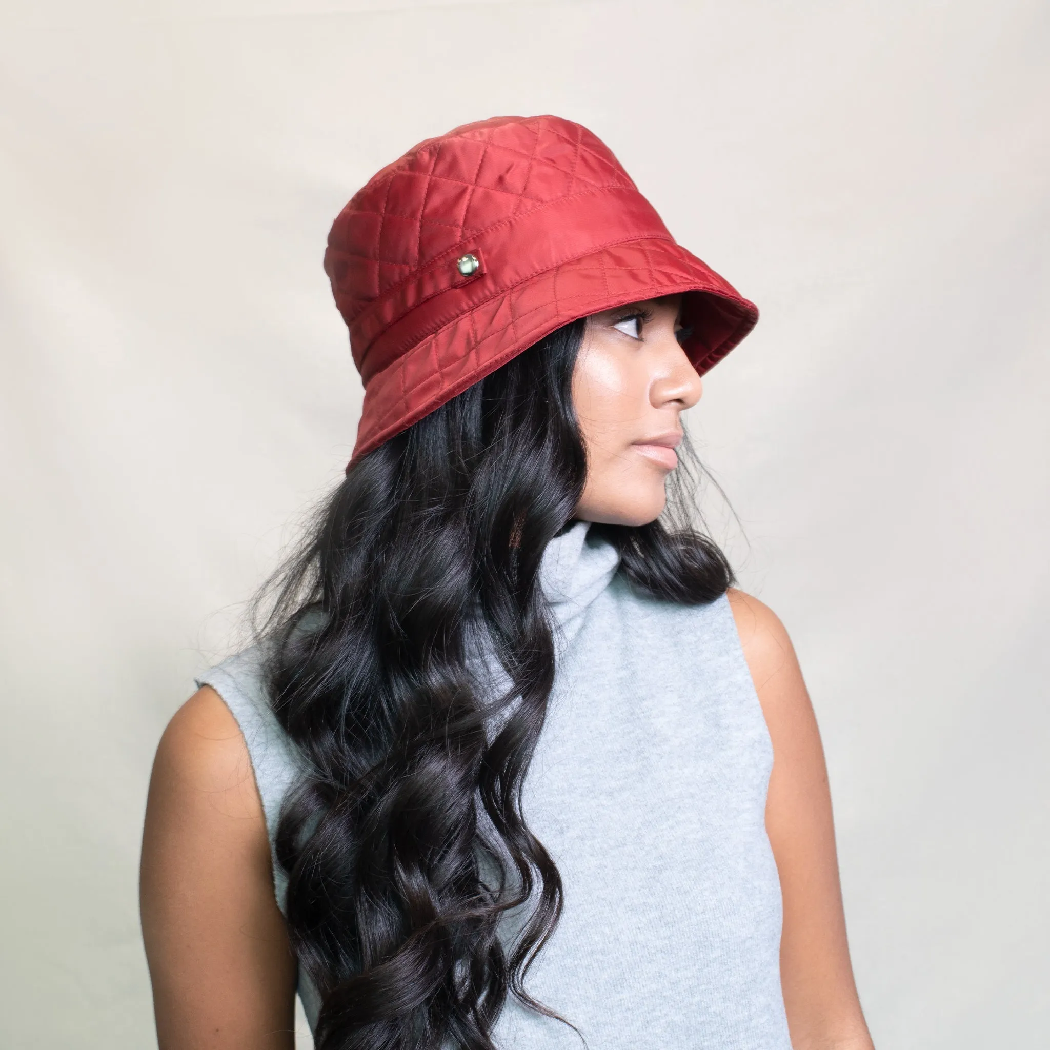 Women's Quilted Bucket Hat