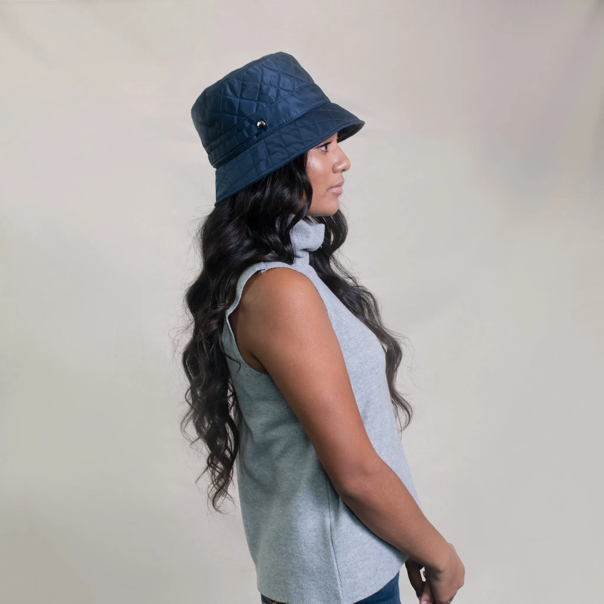 Women's Quilted Bucket Hat