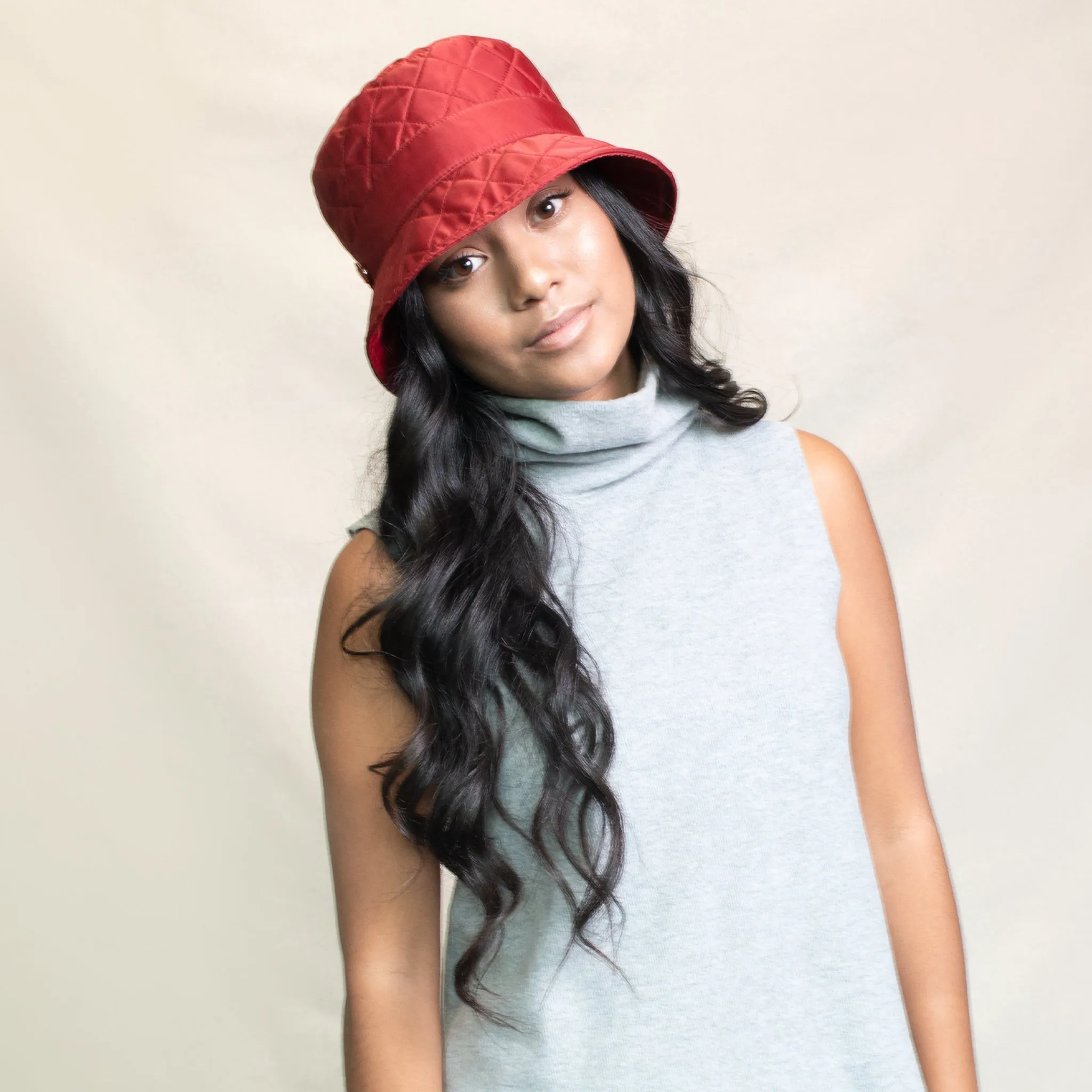 Women's Quilted Bucket Hat