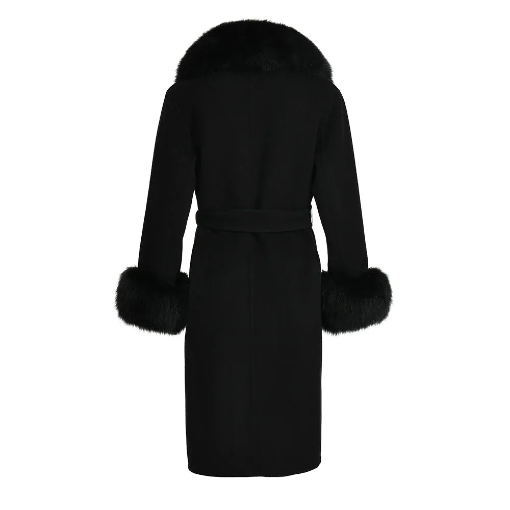 Womens 'Sorelle' Cashmere In Black